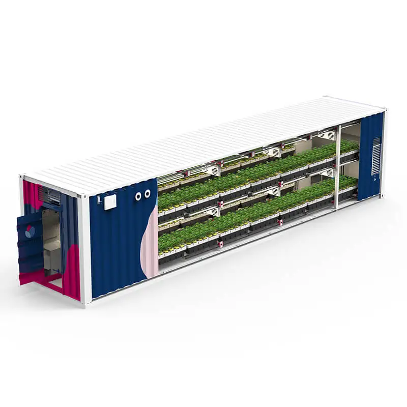 Modern Agriculture Container Farming 40HQ Grow Container Aeroponic Container Farm