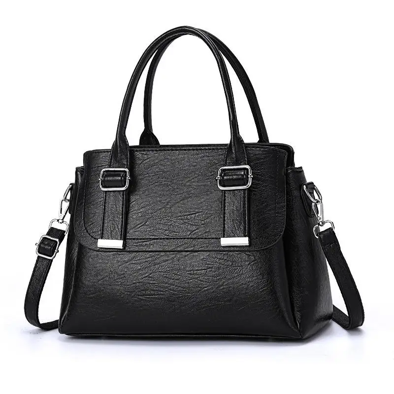 Fashion Larger Capacity Bag Vintage ladies handbags elegant With Zipper Outdoor Leather Tote Bags For Women