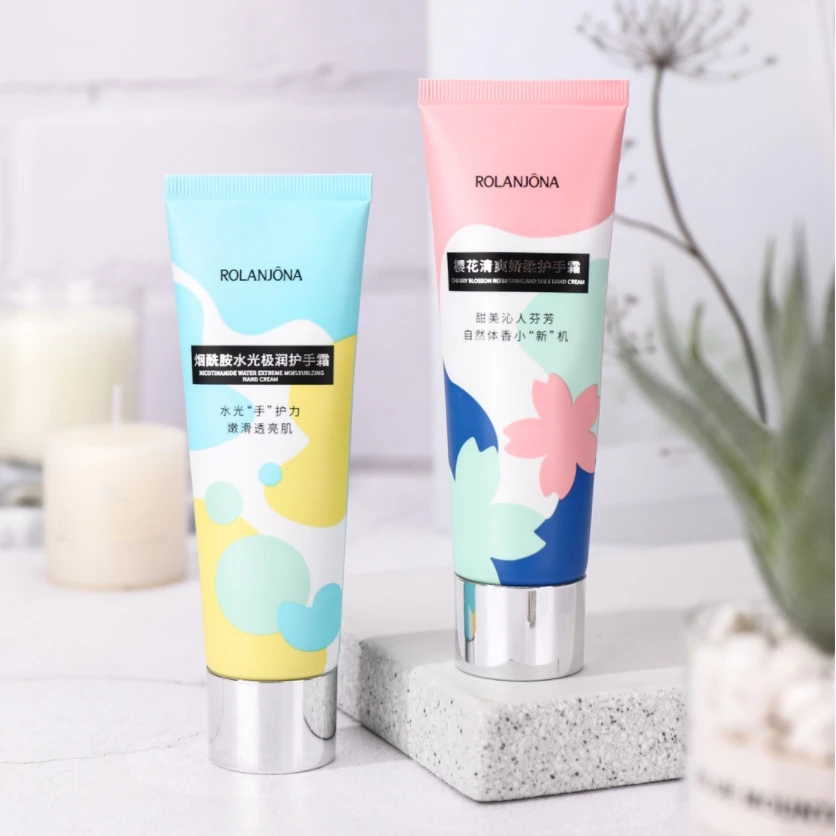 OEM Private Label Rolanjona Niacinamide Water Extreme Moisturizing Hand Cream Hyaluronic Acid Whitening Soothing Hand Care