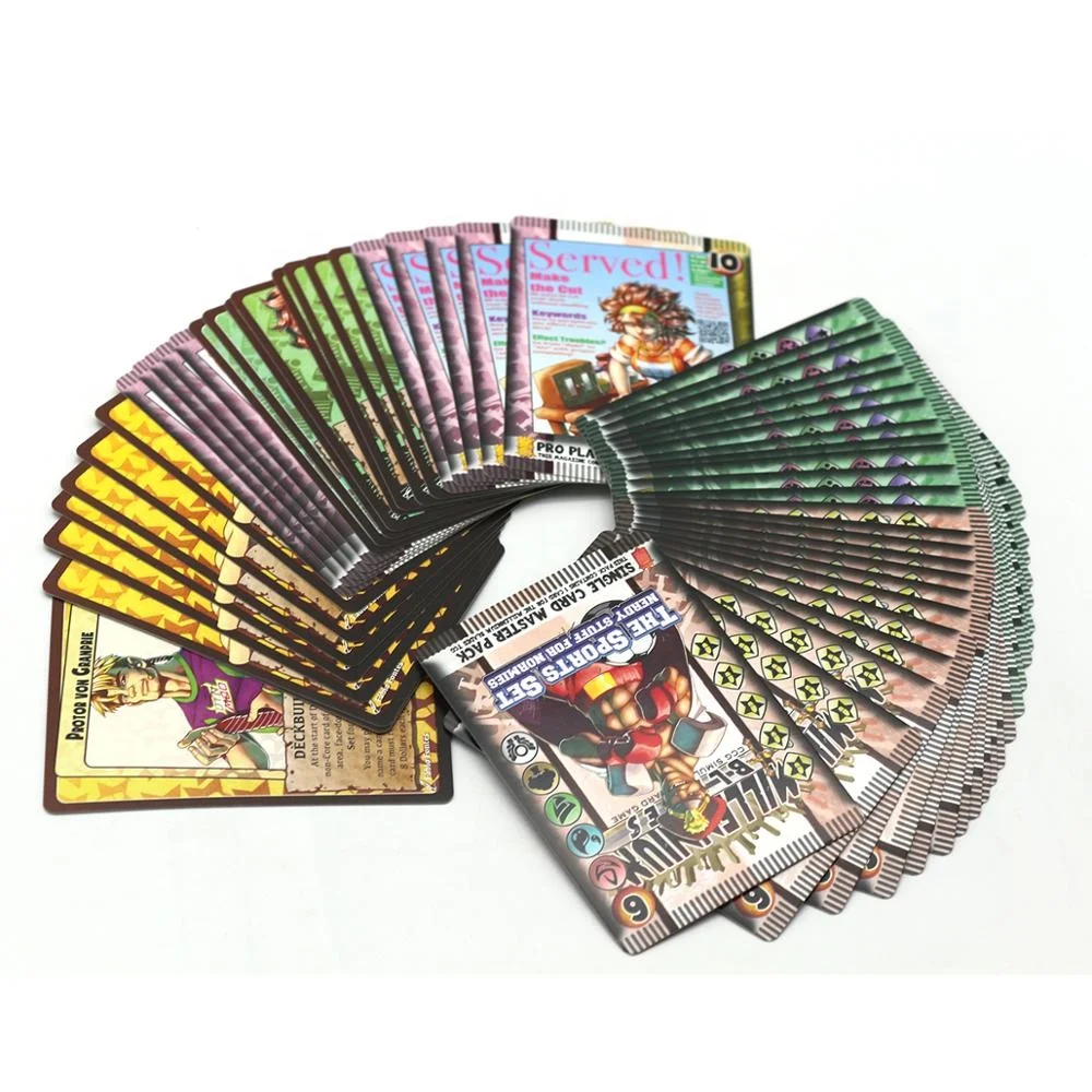 customed-made high quality CMYK full printing china playing cards made factory