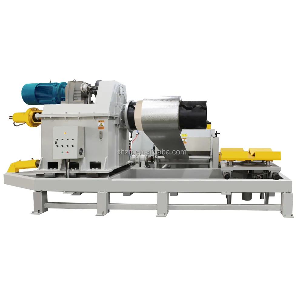 Galvanized roll recoiling and decoiling knurling machine for embossing machine production line