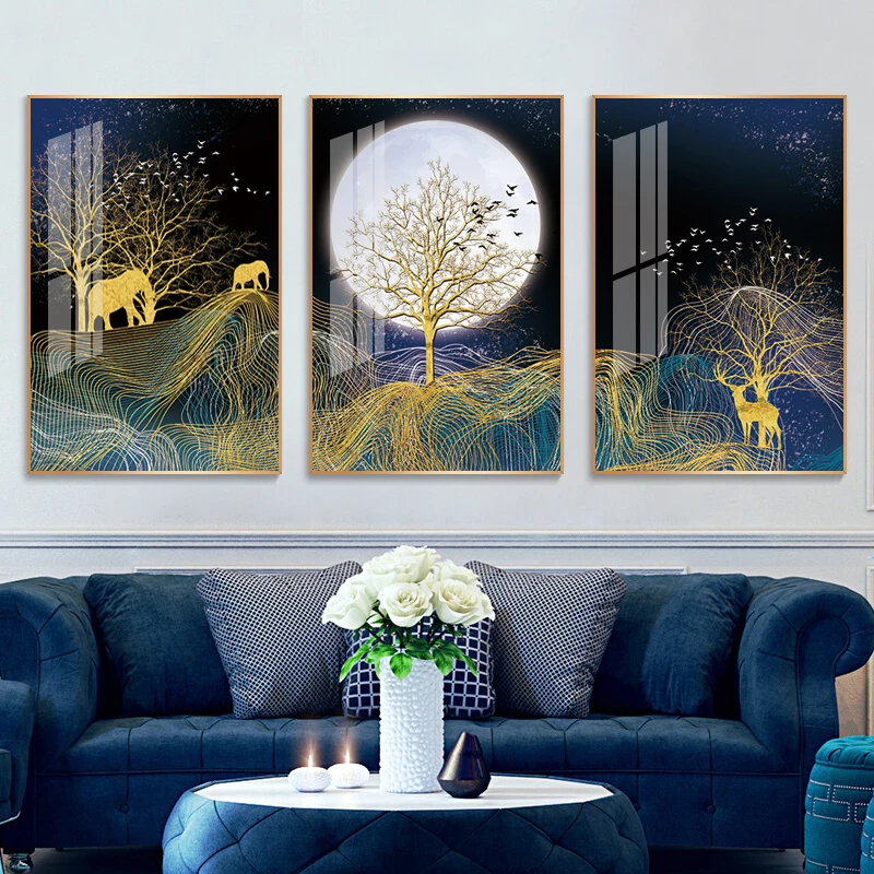 Custom decor for home oil Painting art Abstract Scenic tree Wall Art Posters Other wall Paintings