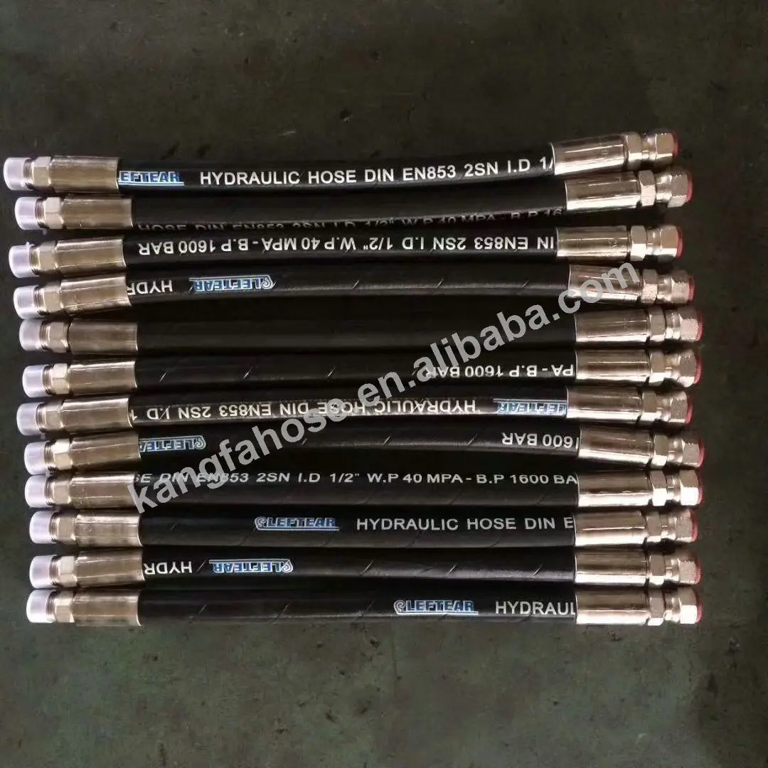 
hydraulic oil pipe rubber hose assembly 