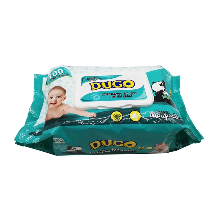 Toallitas humedas de algodon para bebes precio de fabrica, toallitas de agua sensibles recien nacidos en bolivia