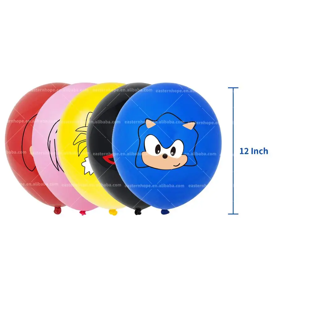 
Sonic the hedgehog Party Supplies, Birthday Banner Balloon Party Pack for Kids Shower Party Decorations 