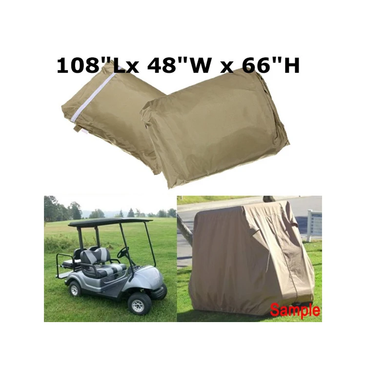 
Outdoor golf course Oxford fabric PU Silver coating furniture cover waterproof freeze-proofing buggy club car golf cart cover 