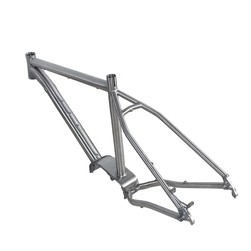 Titanium Electric Belt Drive Frame with Bafang g510 m600 m800 m820 Mid Drive Bicycle Frame