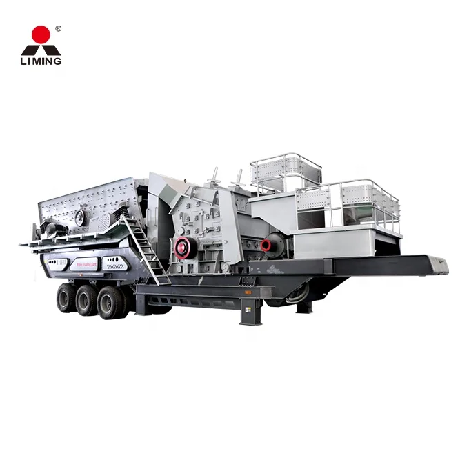 Mobile Crusher Portable Mobile Impact Crushing And Screening Machine Price Mountain Stone Crusher Line