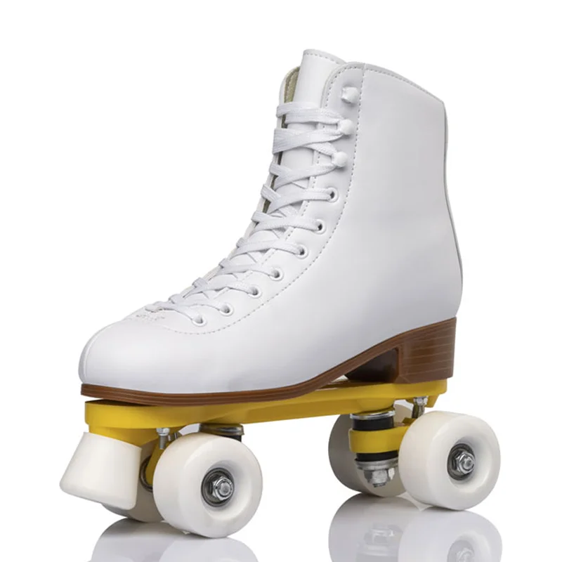 2022 Hot Sale PVC double row shoes manufacturing small orders traditional roller skates