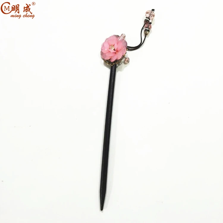 Натуральные деревянные палочки для еды, Шпилька для волос, Свадебный шиньон, подарки, деревянные палочки для волос с цветами