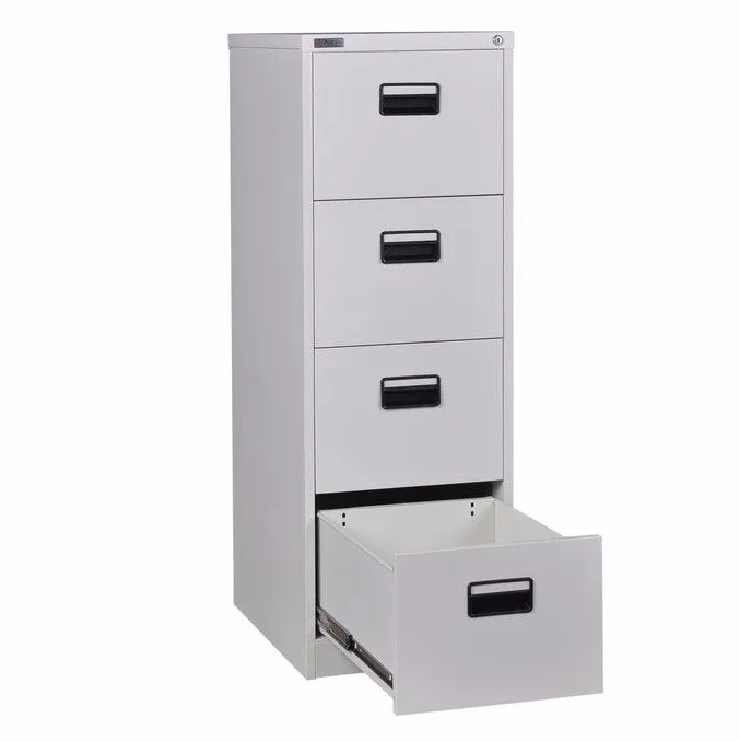 Four-storey bucket cabinet steel durable office essential space saving large capacity storage 4-drawer cabinet