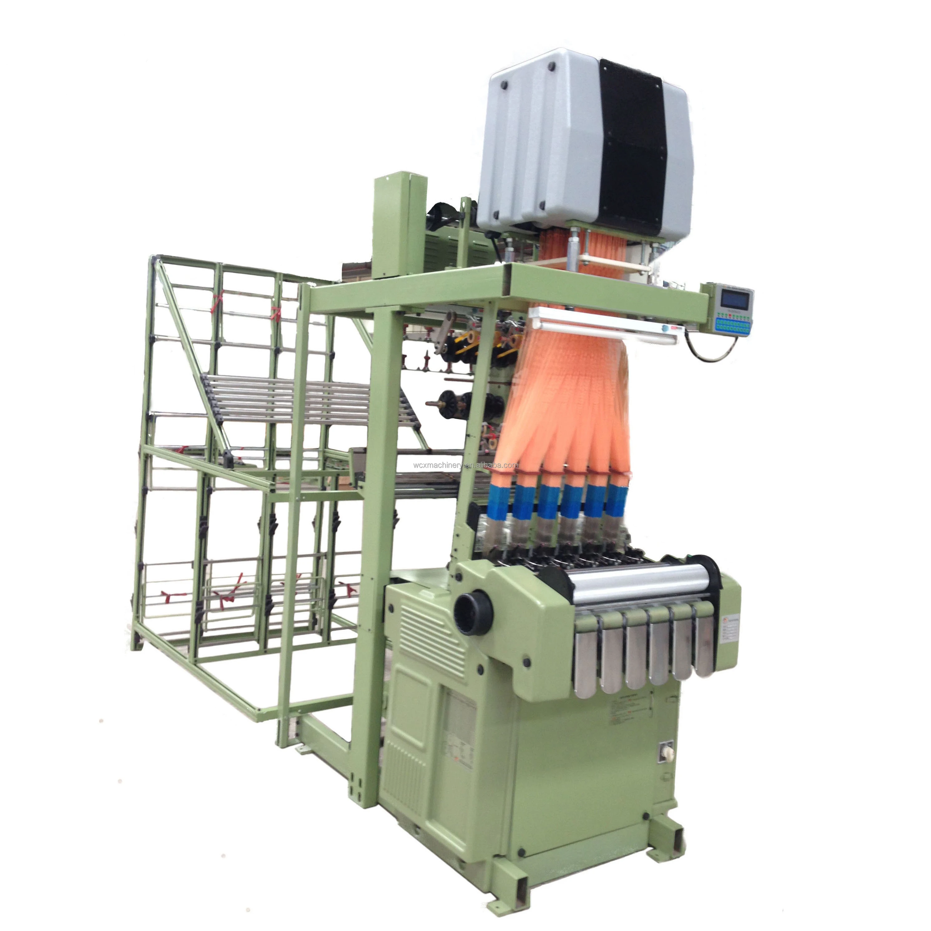 High speed electronic jacquard narrow jacquard label/woven tape needle loom machine