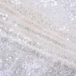 Exquisite all over white flower craft material 2022 new arrival design ball gown luxury beaded lace fabric for clothing