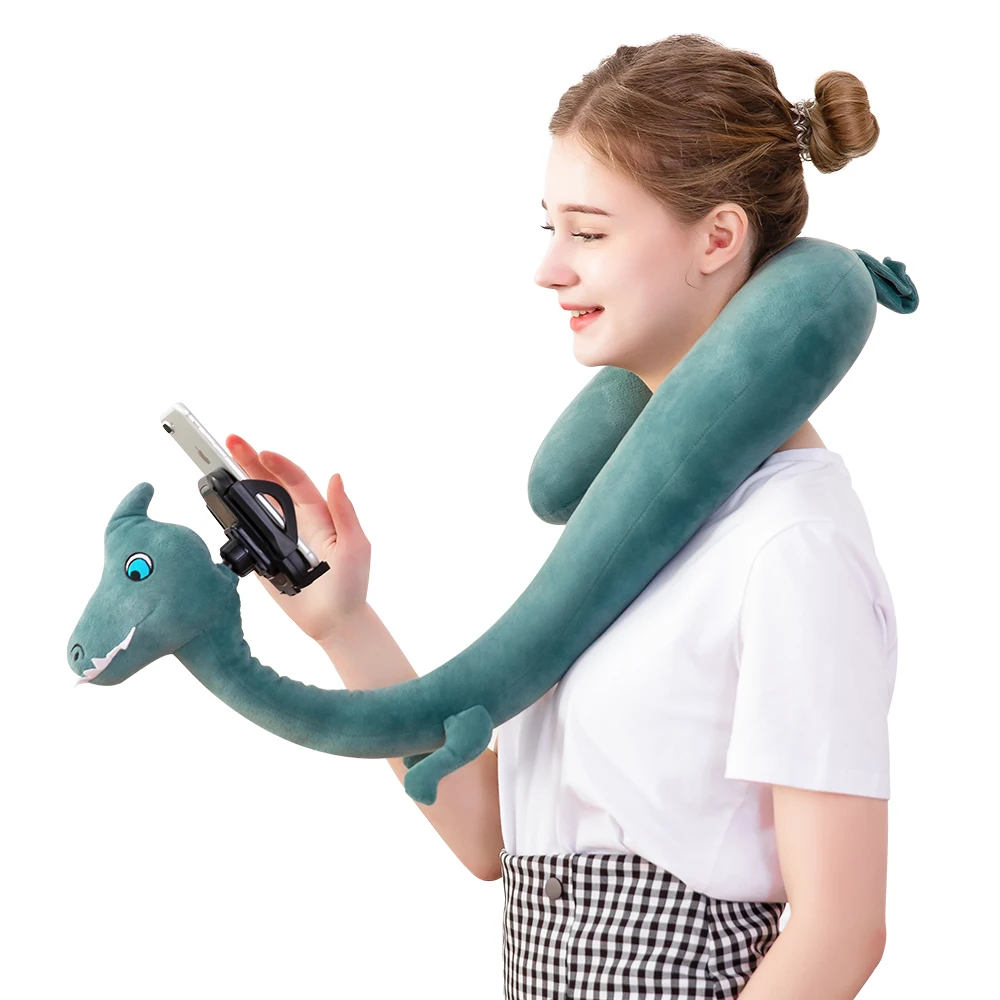 New Animal Memory Cotton U-shaped Neck Pillow Noon Rest Pillow Plane Travel Pillow set