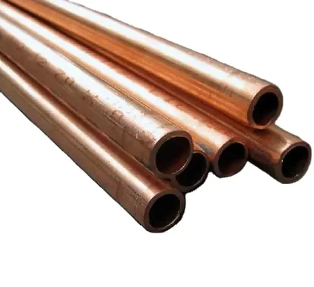 Air conditioning pancake coil copper rectangular square tube supply top quality tube customized coper pipe tube