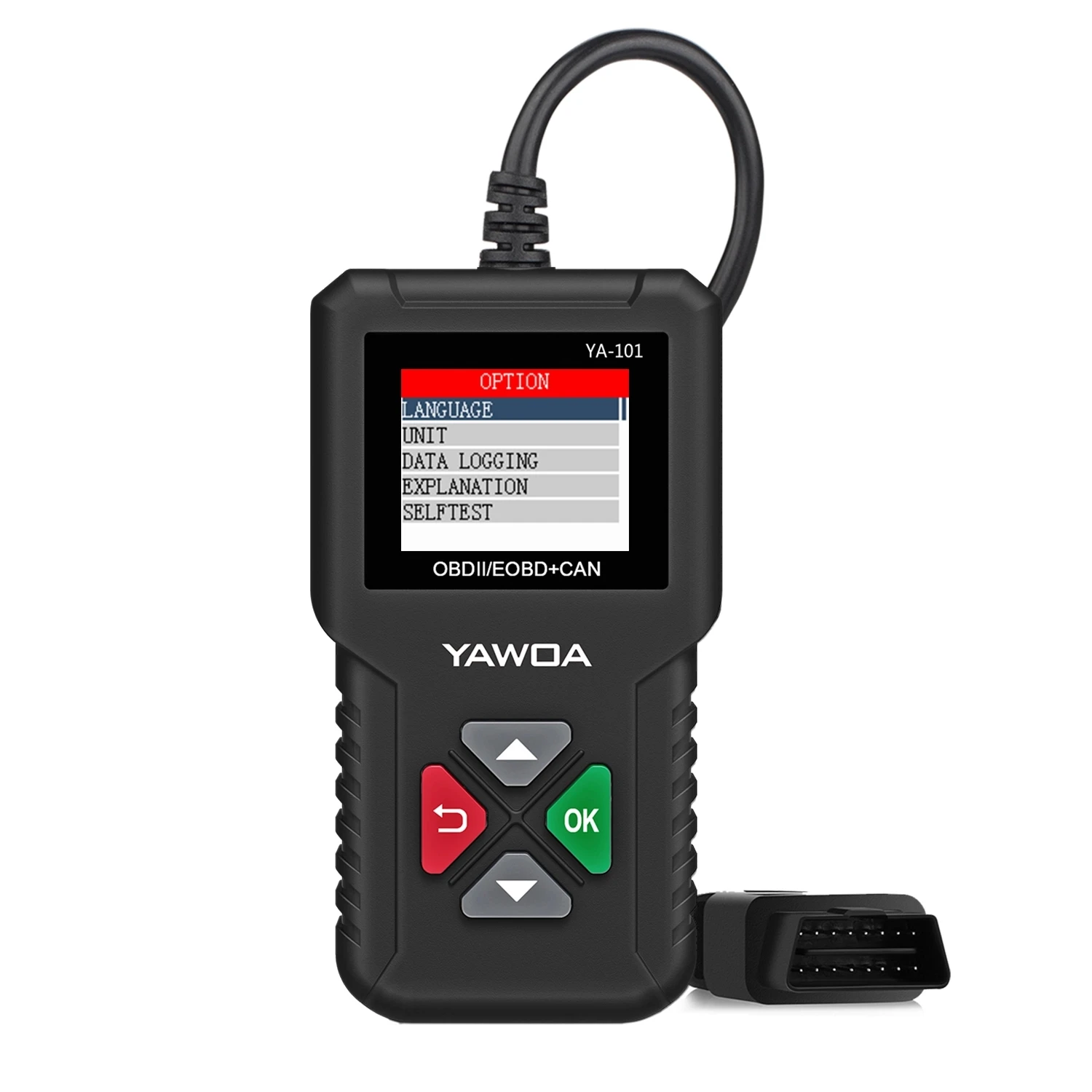 YA-101 автомобильный диагностический инструмент obd2 сканер obd 2 PK 3001 ELM327 чтения данных в режиме реального времени EOBD считыватель кодов Сканер