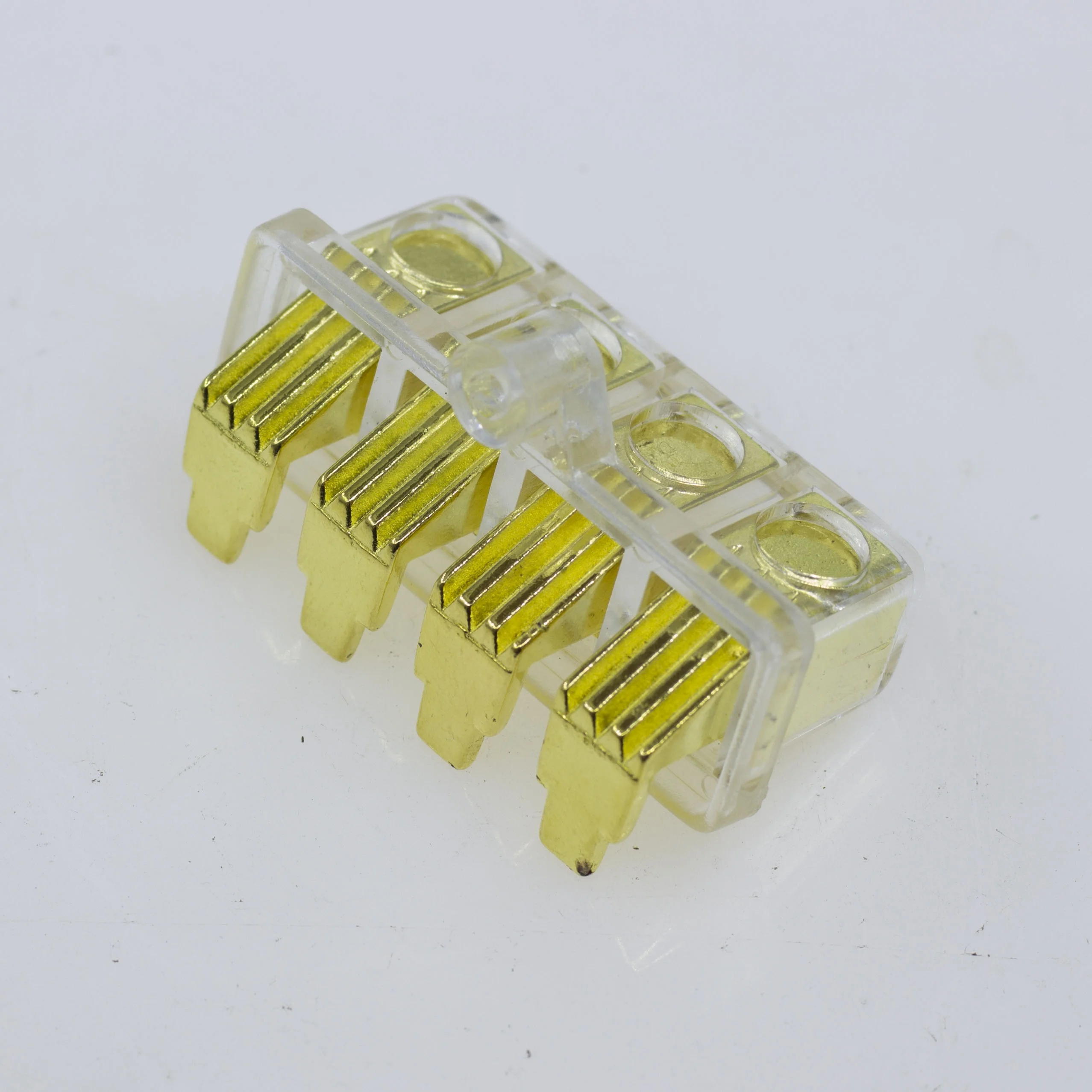  Позолоченные клеммы усилителя 4P pcb паяльный терминал