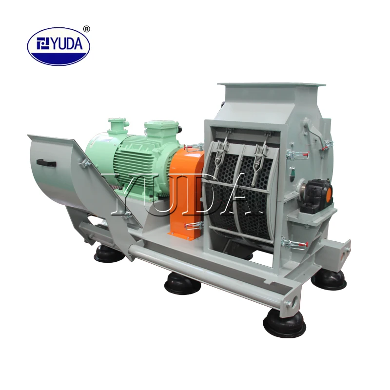 Машина для измельчения кукурузы из шелухи 4TPH SFSP 56X36 молотковая машина подачи