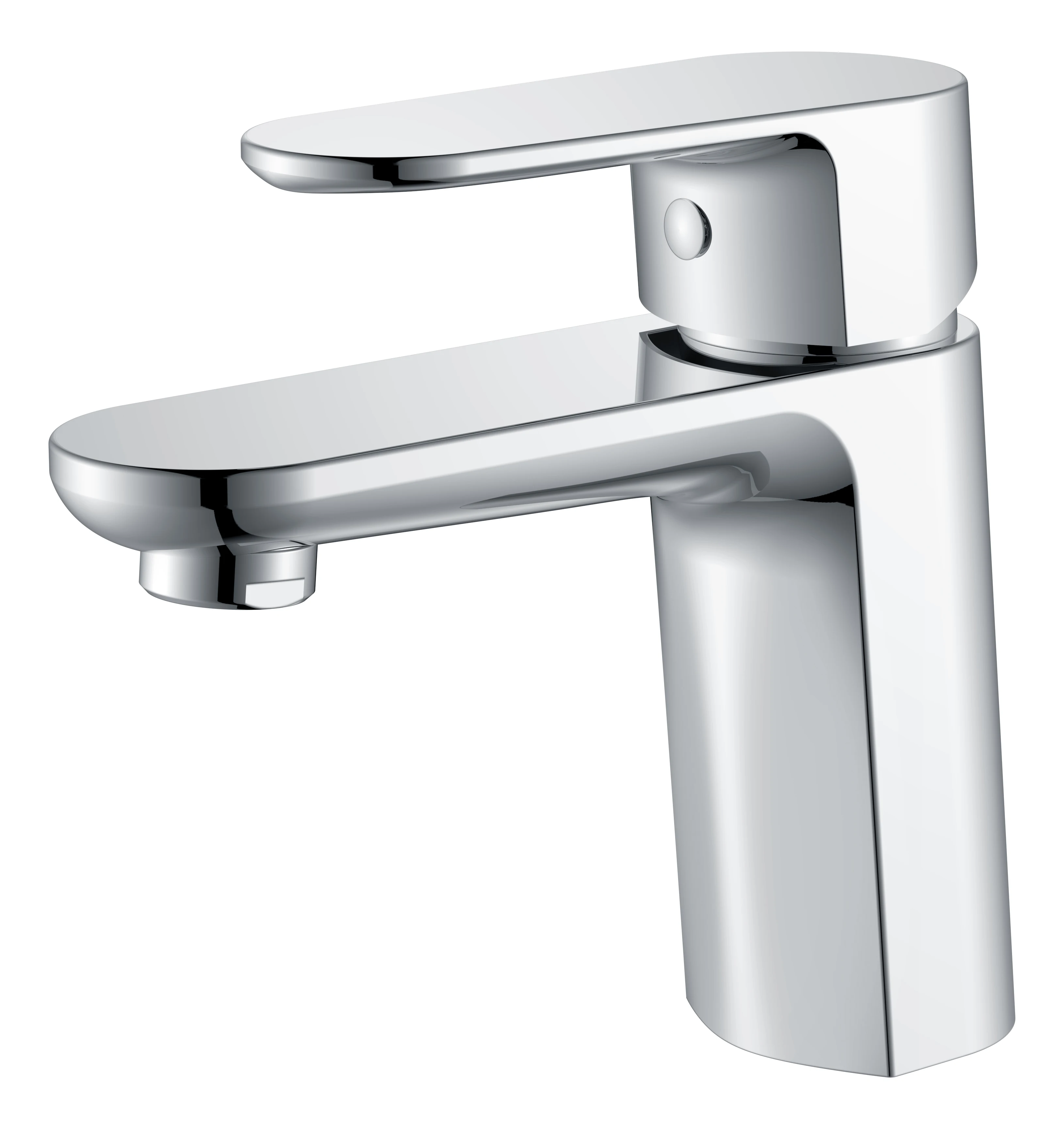 High Quality Copper Deck Mounted Diverter Faucet Single Basin Tap Bathroom Mixer for Wash Basin