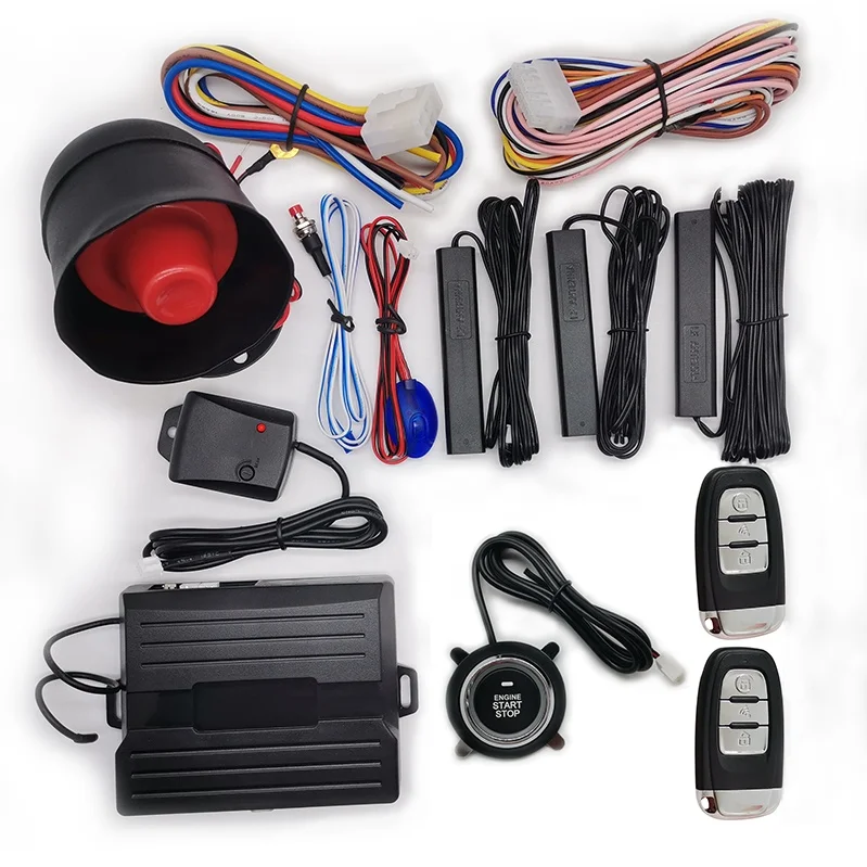 Universal DC12V PKE Passive keyless entryUniversal one way start car alarm system Remote control switch door lock car alarms