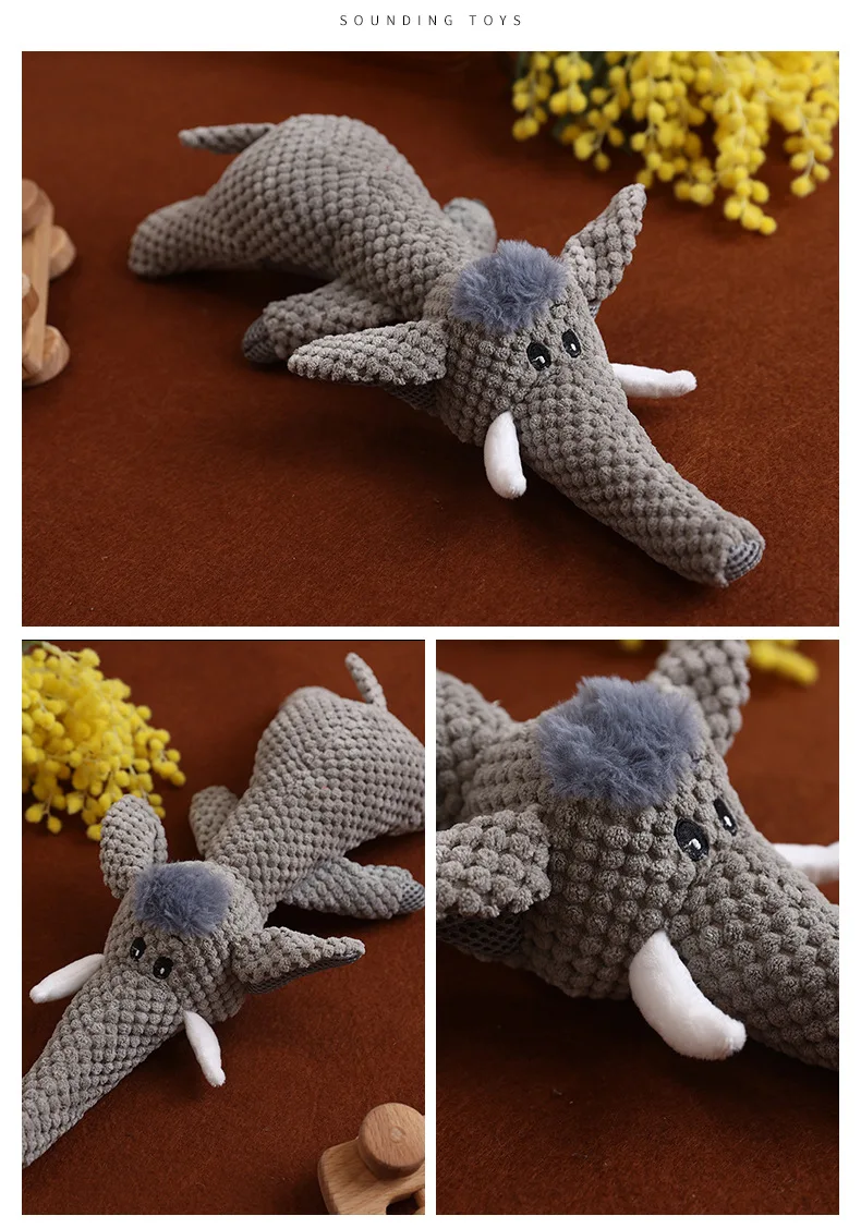 Manufacturer wholesale elephant wolf lion dog plush toys