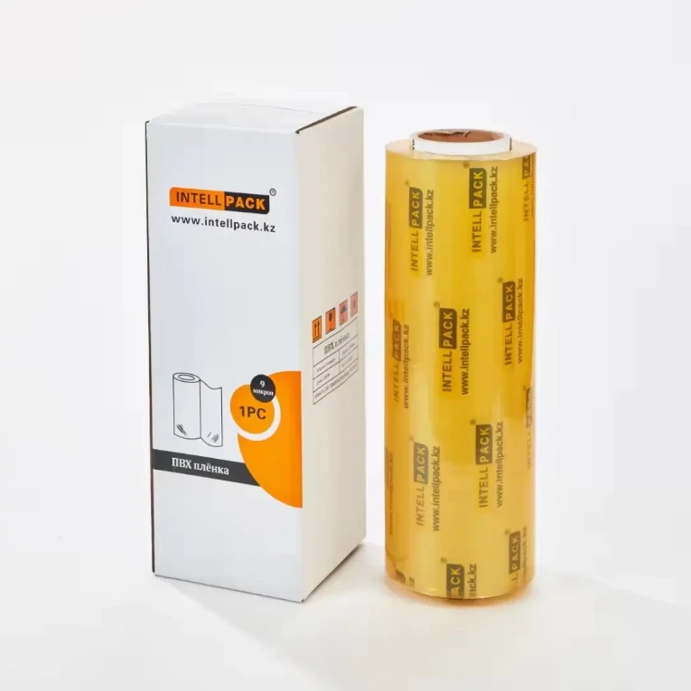 9~20mic Factory wholesale price transparent pvc cling film slide cutter best fresh food wrap stretch wrapping film jumbo roll
