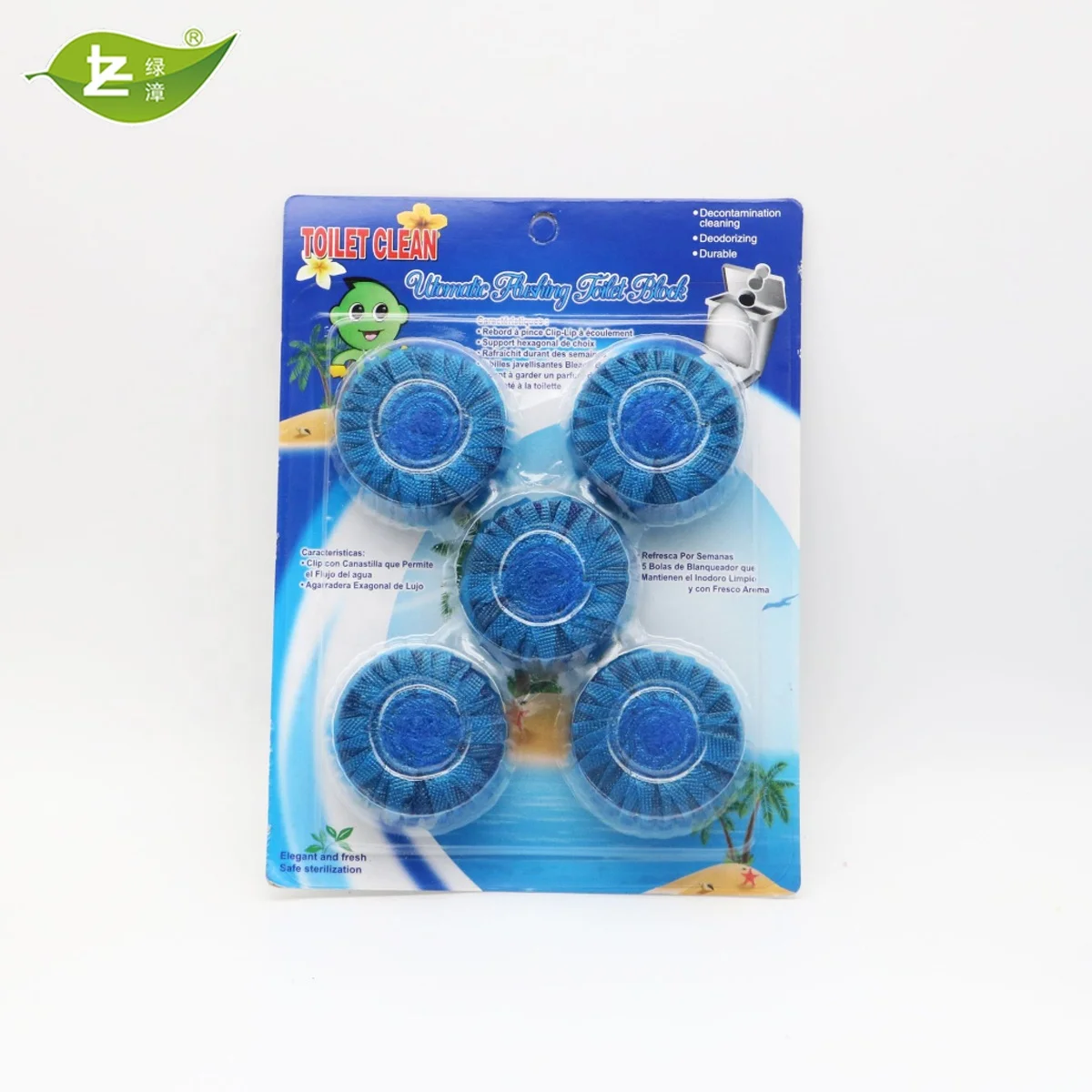Yiwu Factory Direct Sales  High quality Cheaper price blue bubble automatic  deodorant toilet bowl cleaner blocks