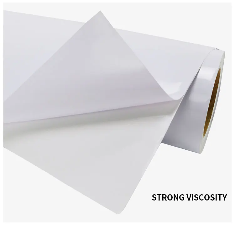 Waterproof inkjet printing Glossy/Matte  white glue 120g PVC vinyl sticker