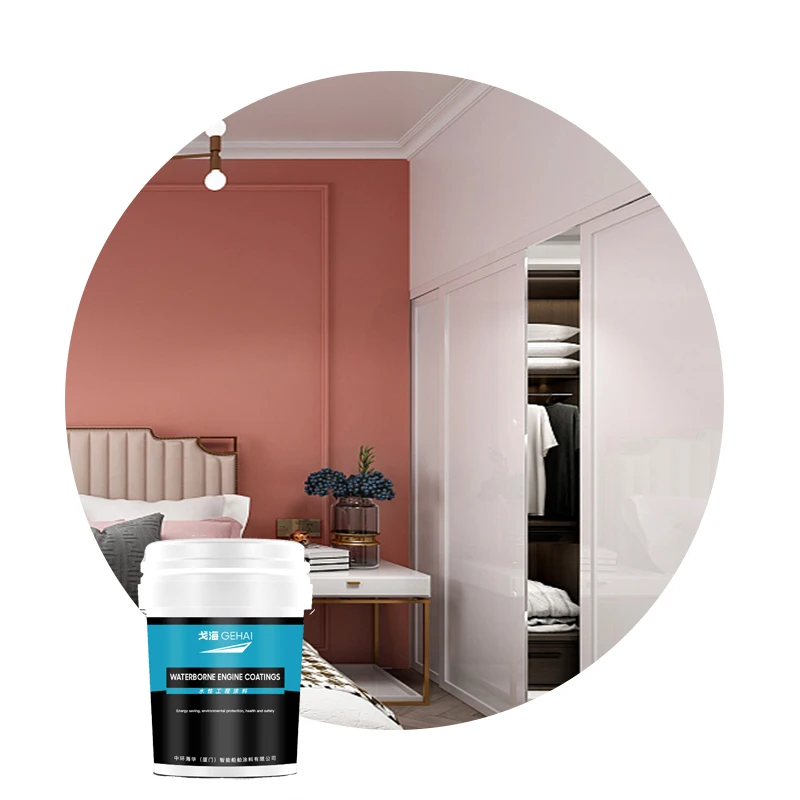 2020 gold metallic water base waterproof interior wall  luxury Latex paint colour for living room