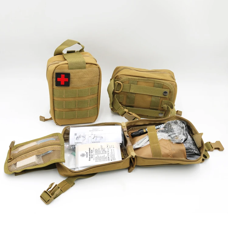 CE approved Tactical IFAK survival first aid kit stop bleeding in time