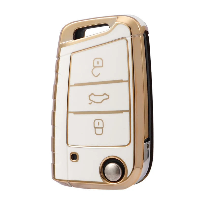 Free Sample For Vw Smart Remote Control Key Protector Silicone Car Key Case