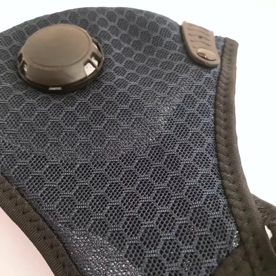 Outdoor riding mask windproof and fog-proof with knee guard valve