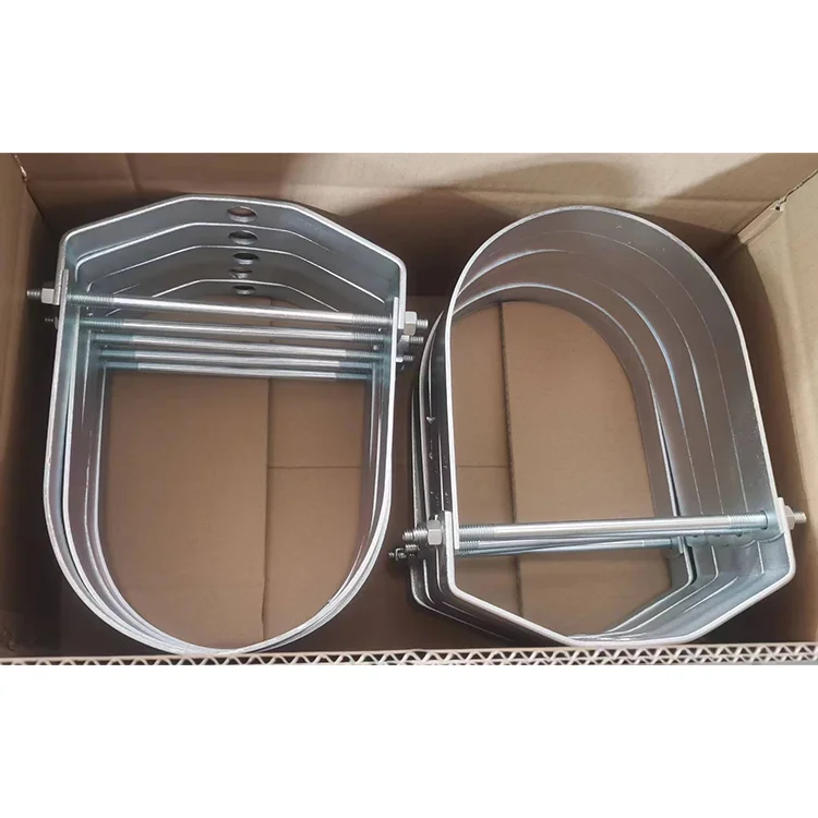 Quick Locking Pipe Clamps Spring Clip U Shape Galvanizing Seismic Support Pipes Standard