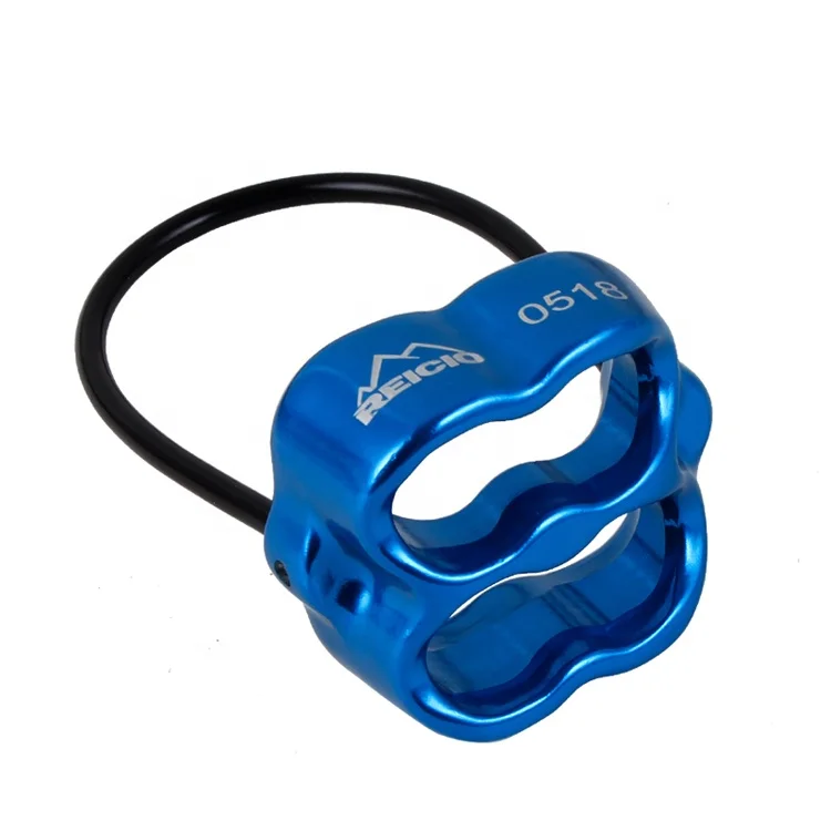 Descender Climbing ATC Aluminum Outdoor High Strength Other Country Support 8-11MM Rescue 100kg Aluminium Alloy Blue 60g