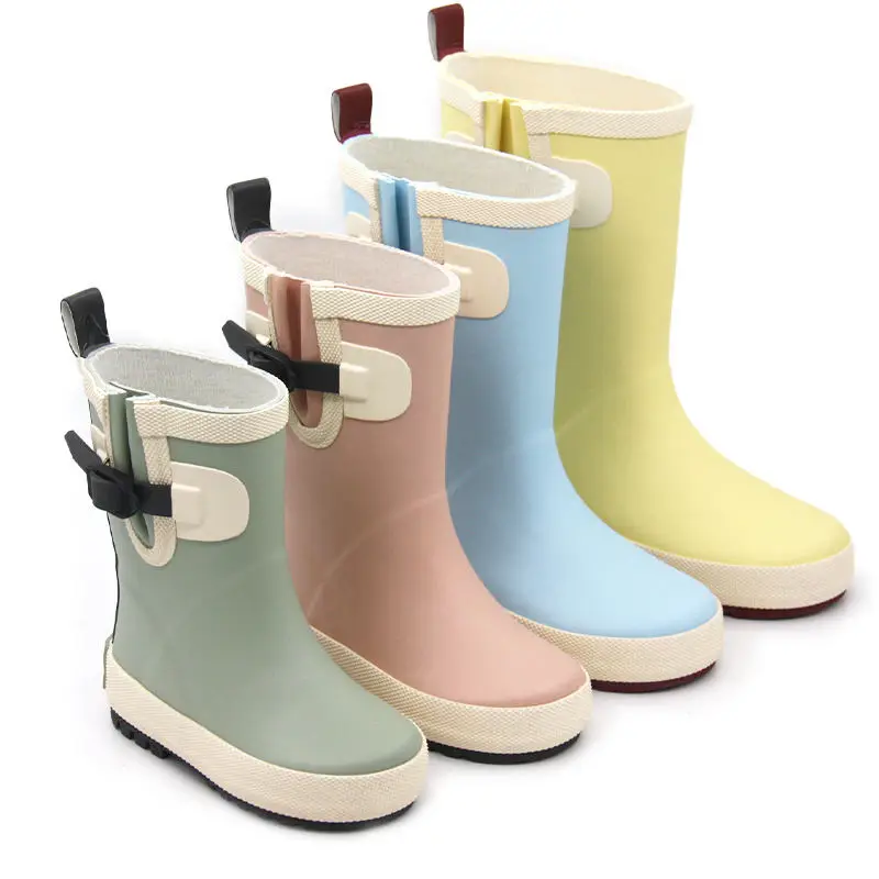 Оптовая продажа, детские резиновые дешевые резиновые сапоги США 13 наружные водонепроницаемые резиновые сапоги