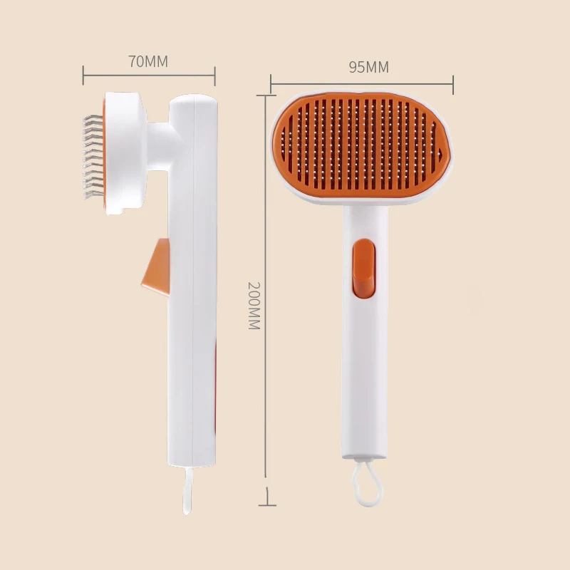 Pet Dog Brush Cat One-Button Slicker Self Cleaning Comb Pet Hair Remover Brush for Dogs Cats Grooming Tools Pets Dematting Comb