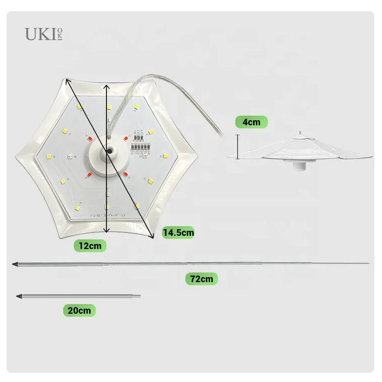 Ukiok 2022 Manufacturer Free Shipping umbrella Plant Grow light Led Indoor  Lux  Grow Light