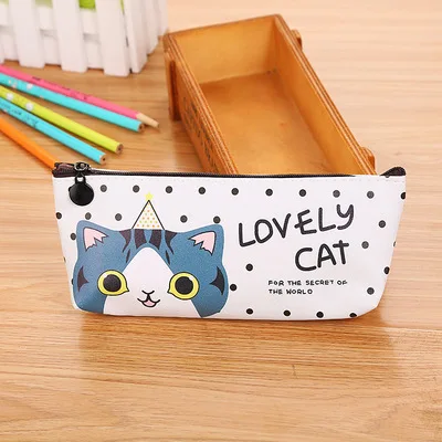 Kawaii Cats Creative Stationery Coin Purse Student Pencil Bag Cute Storage Pencil Case