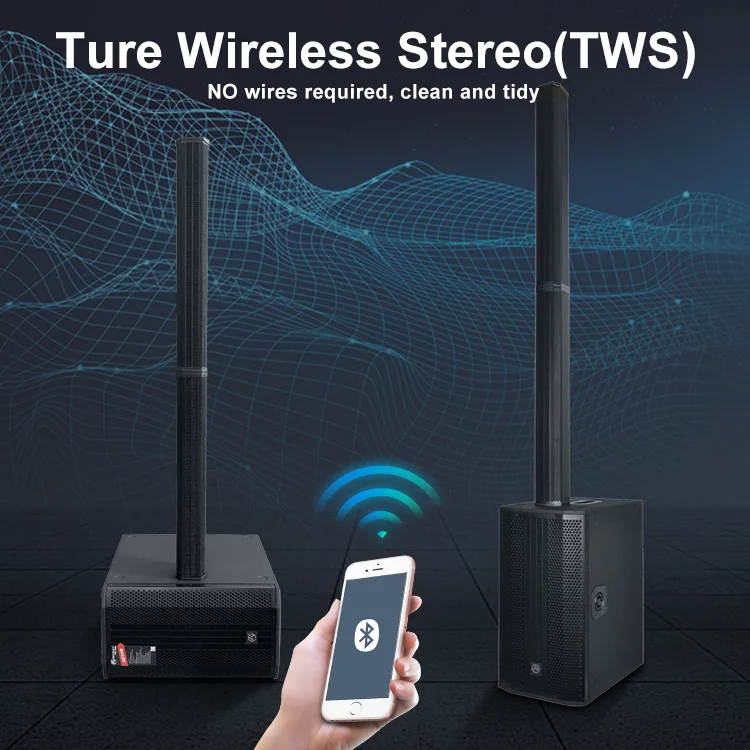 Accuracy Pro Audio AC22TG Column Speakers Professional Speakers Audio System Sound Professional Music Active Column Speaker