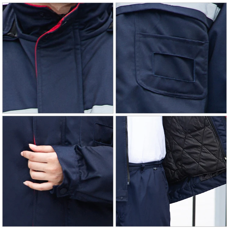 Factory high quality winter keep wram work jacket worker coat worker uniform factory uniform