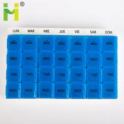 7 Days  Pill Box Organiser Medicine Tablet Sorter Dispenser Compartment Container