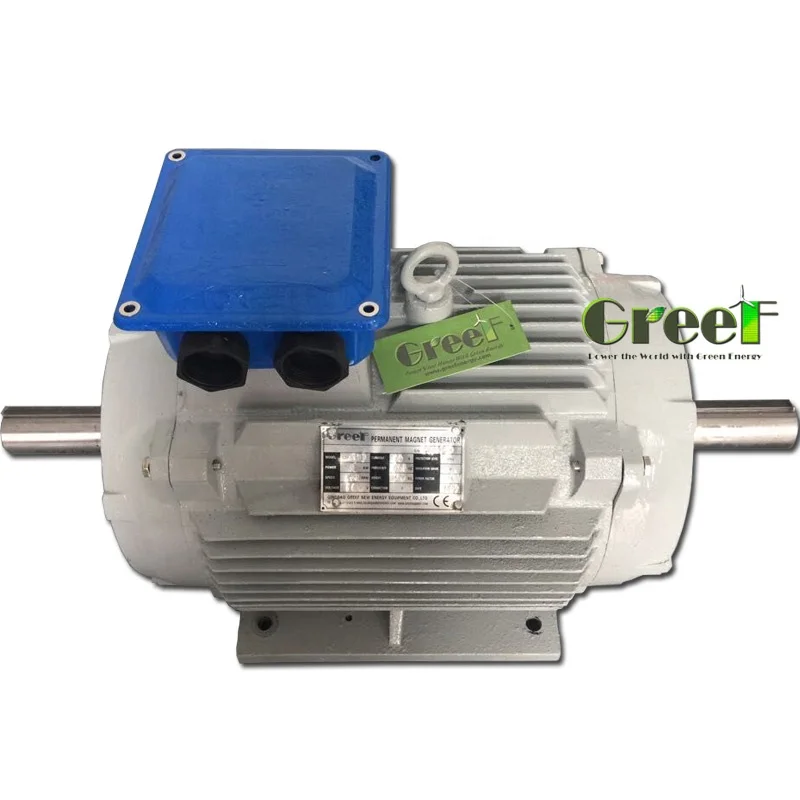 1kW 10kW 100kW 1mW Permanent Magnetic Generator, low RPM high torque PMG