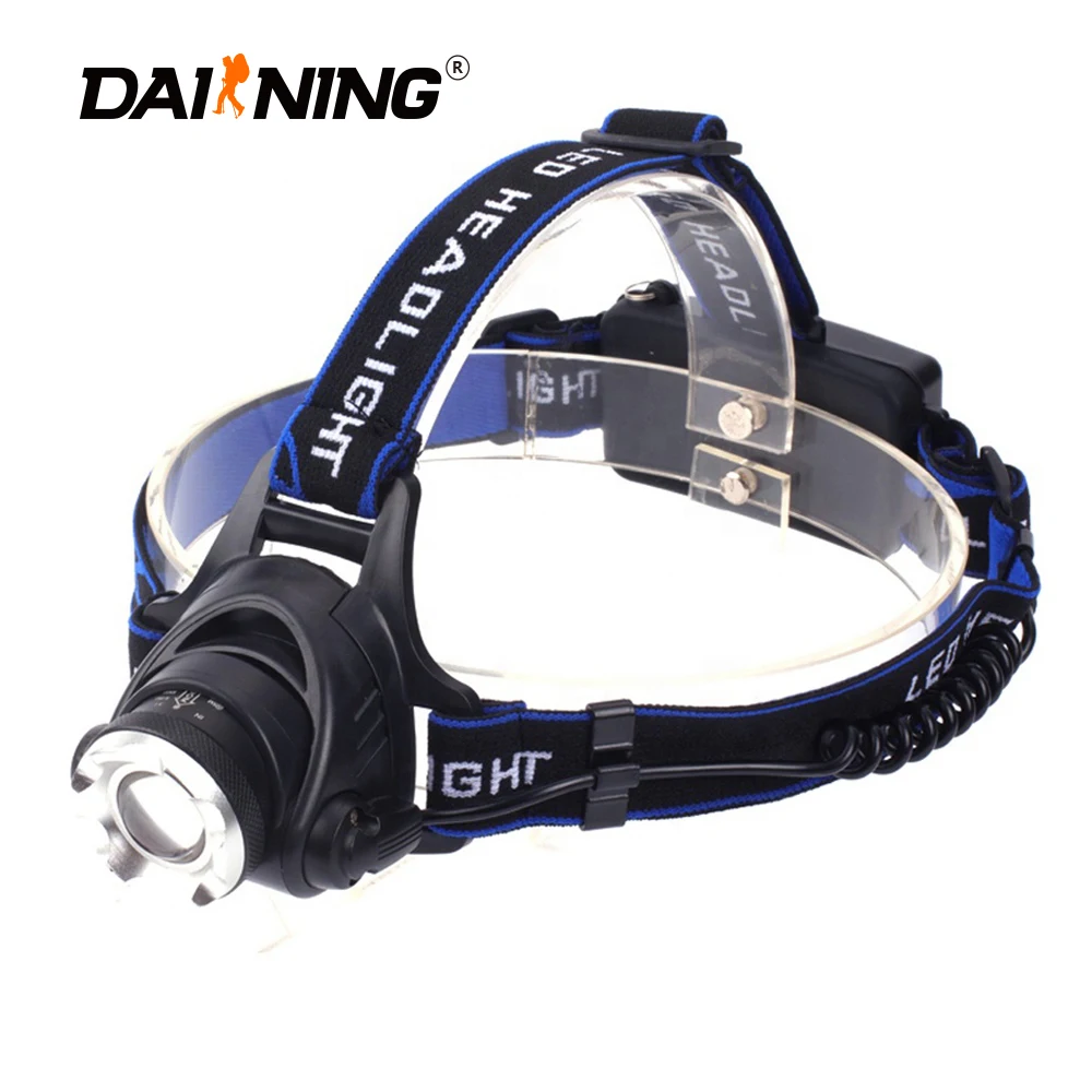 Hot sale outdoor waterproof ultraviolet USB rechargeable headlamp