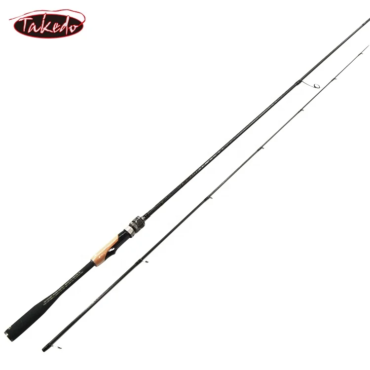 TAKEDO Ultra Light Rock Fishing Spinning Rod Kr Guides System Sensitive Tabular Tip Spinning Rods With Fuji Reel Seat