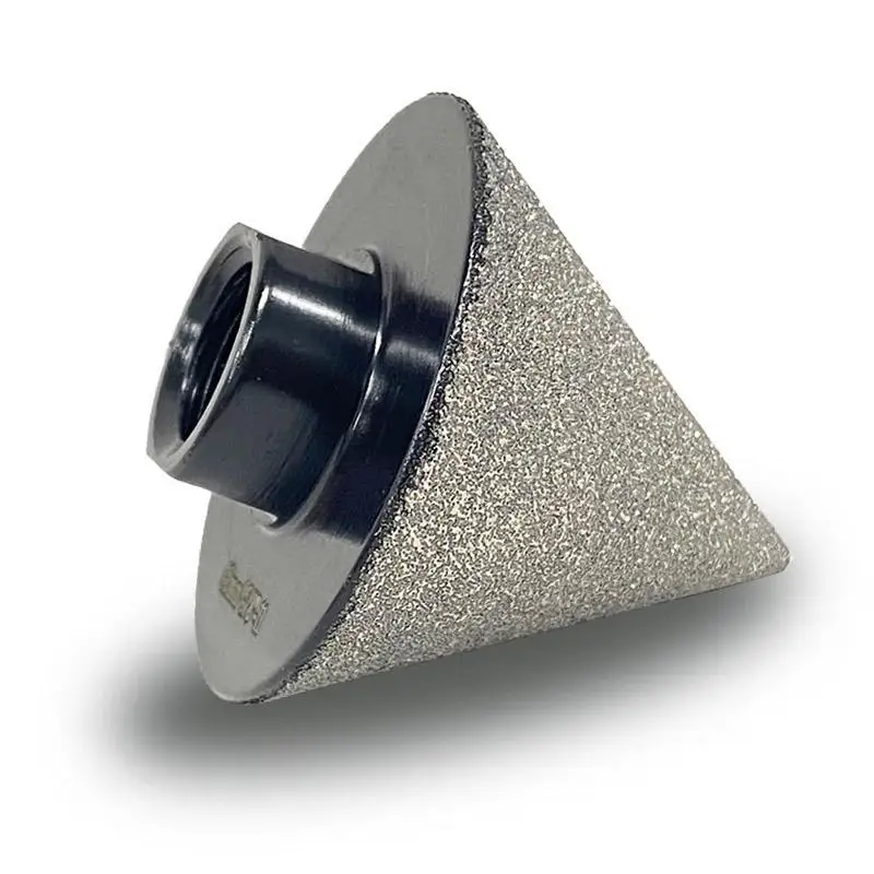 M14 vacuum brazed marble tile finger chamfer beveling cone glass drill bit diamond countersink diamond chamfer bits