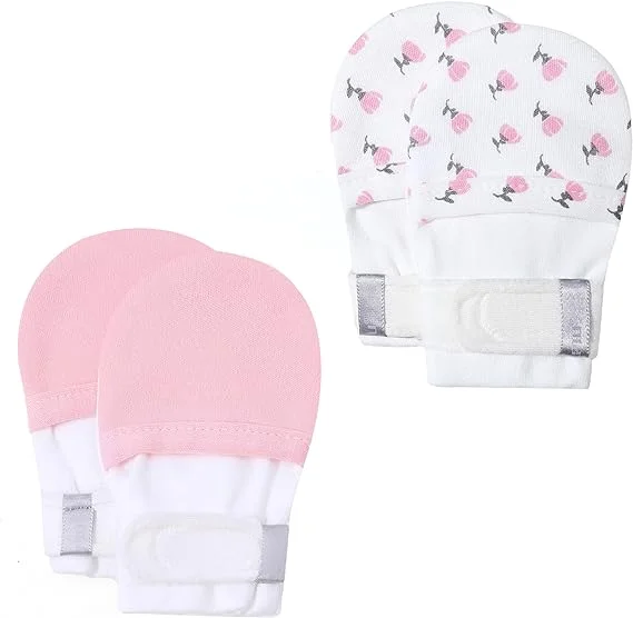 Wholesale Breathable Cotton Gloves For Infant&Toddler Adjustable Baby Mittens