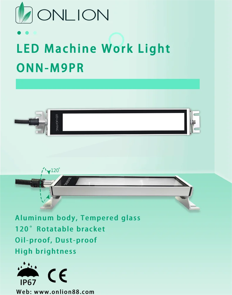 M9PR IP67 DC24V CE ROHS 2 года гарантии CNC светодиодный рабочий свет 12 Вт/18 Вт/28 Вт 300 мм/400 мм/600 мм панель рабочего света