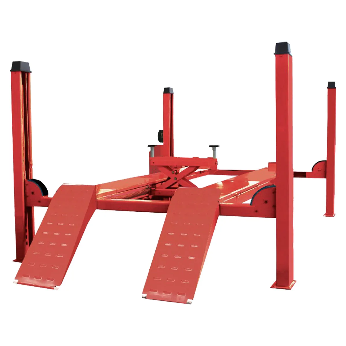 New beam structure 4000kg Lifting Capacity Four Cylinder Hydraulic Height SXJ4019B Four Post 1900mm AQUILA 4 TON 4 POST LIFT