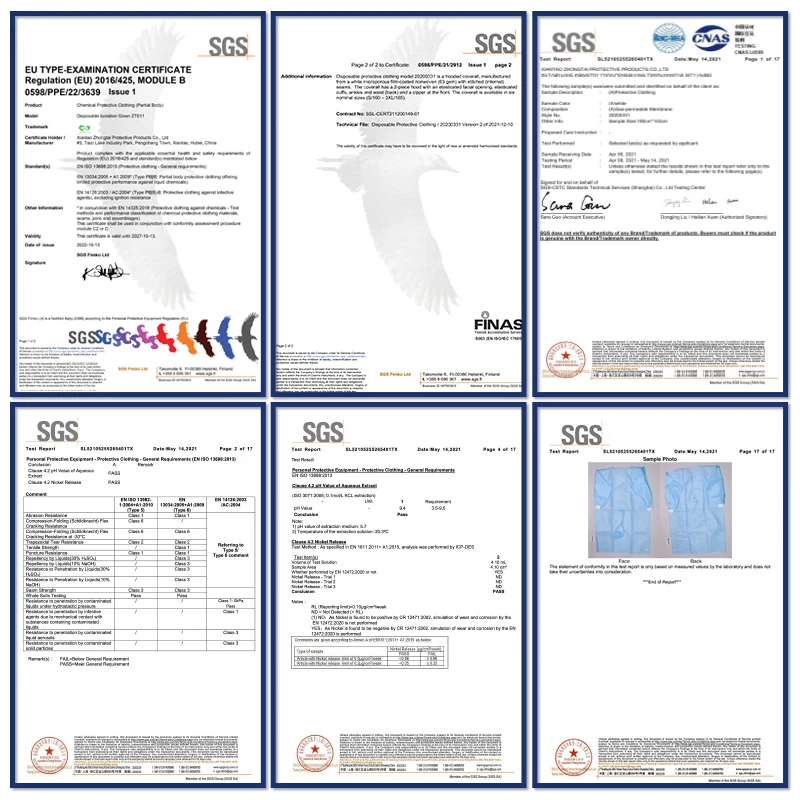 Medical Non Woven Non Sterile Disposable Sms Surgical Gown