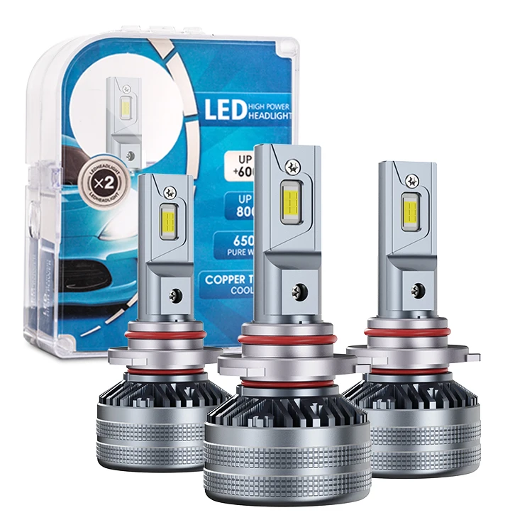 RCJ Wholesale LED Headlight Bulbs M8S H1 H4 H7 H11 9005 9006 9007 9008 LED Lighting Vehicle Luces LED for Car Headlights